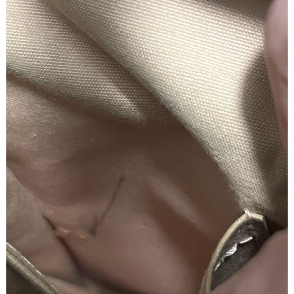 RARE vintage LV denim burgundy Josephine mini Lin. - Picture 14 of 14